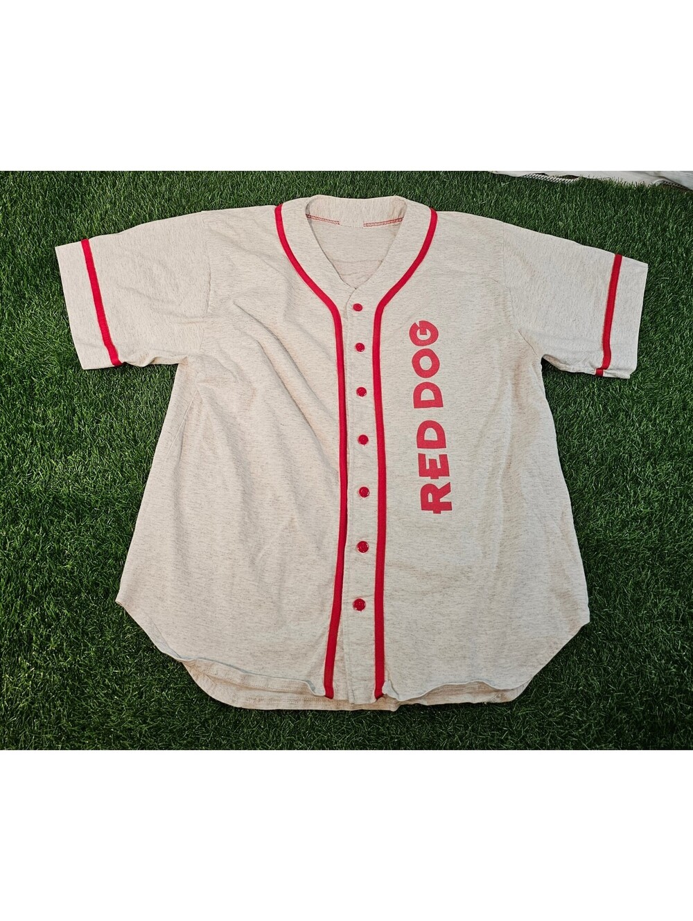 90s Red Dog Vintage Baseball Jersey Shirt Size XL